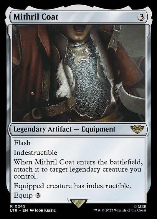Mithril Coat 245/281 (Universes Beyond: The Lord of the Rings: Tales of Middle-earth)  - Foil