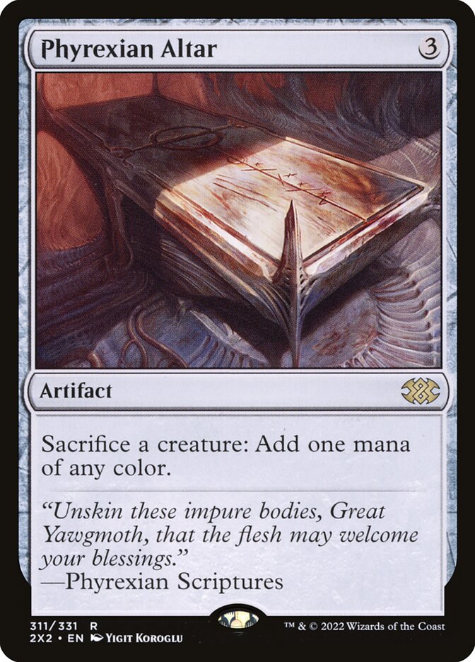 Phyrexian Altar 311/331 (Double Masters 2022)  - Foil