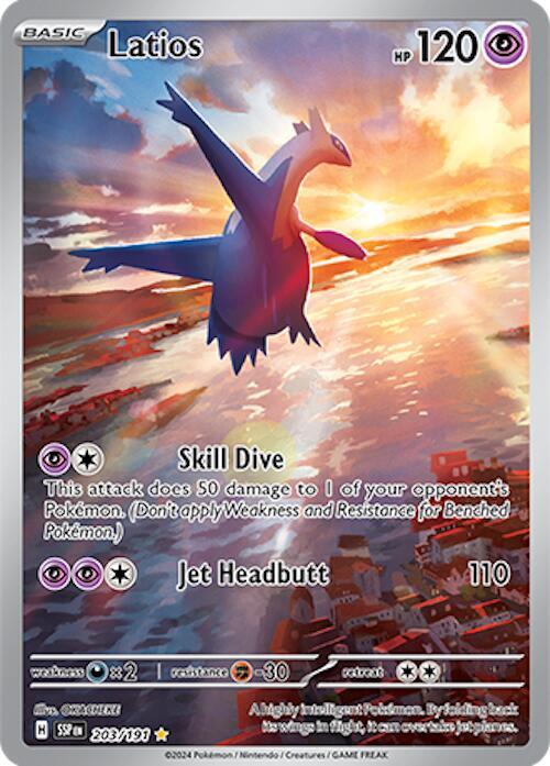 Latios 203/191 (SV08: Surging Sparks)  - Holofoil