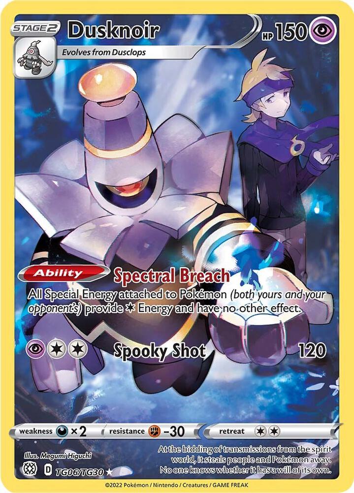 Dusknoir TG06/TG30 (SWSH09: Brilliant Stars Trainer Gallery)  - Holofoil