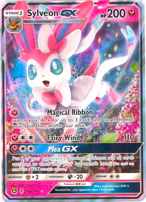 Sylveon GX 092a/145 (Alternate Art Promos)  - Holofoil