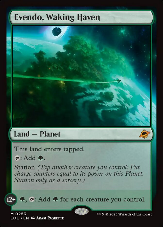 Evendo, Waking Haven 253 (Edge of Eternities) 