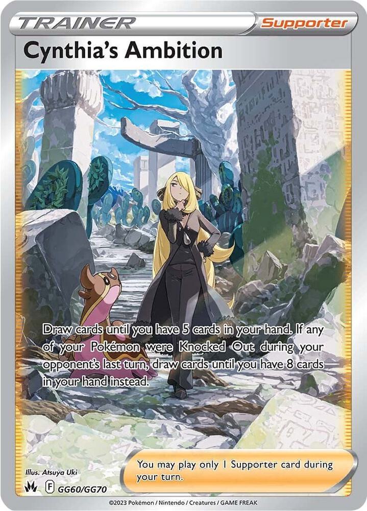 Cynthia's Ambition GG60/GG70 (SWSH: Crown Zenith: Galarian Gallery)  - Holofoil