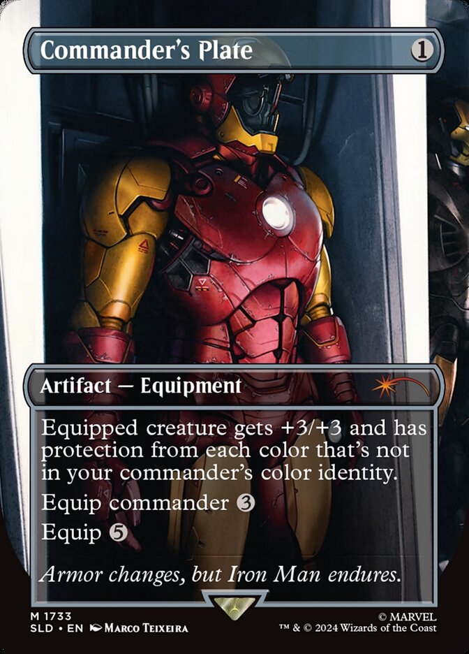 Commander's Plate 1733 (Secret Lair Drop Series)  - Borderless