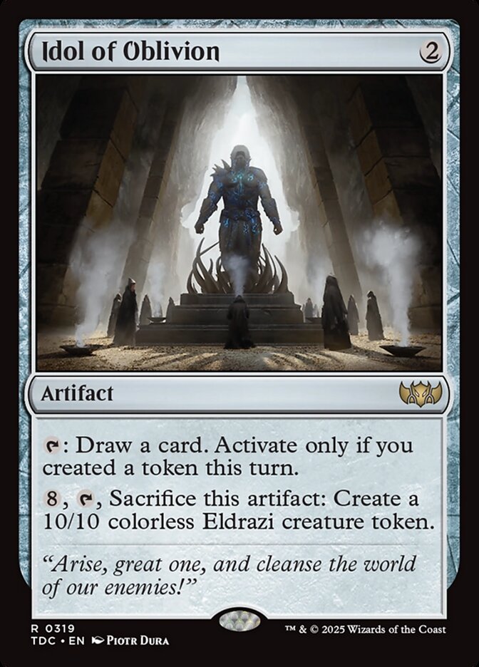 Idol of Oblivion 319 (Commander: Tarkir: Dragonstorm) 