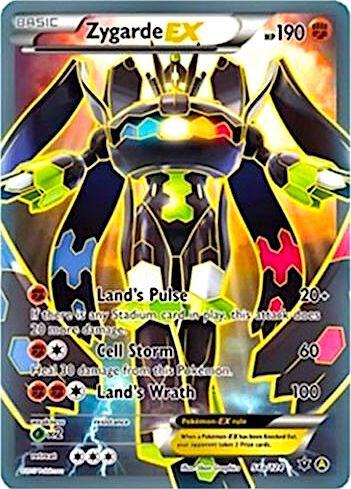 Zygarde EX 054a/124 (Alternate Art Promos)  - Holofoil