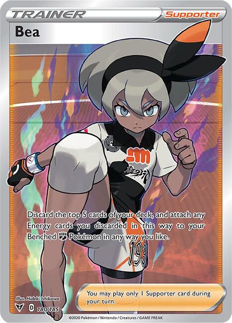 Bea 180/185 (SWSH04: Vivid Voltage)  - Holofoil