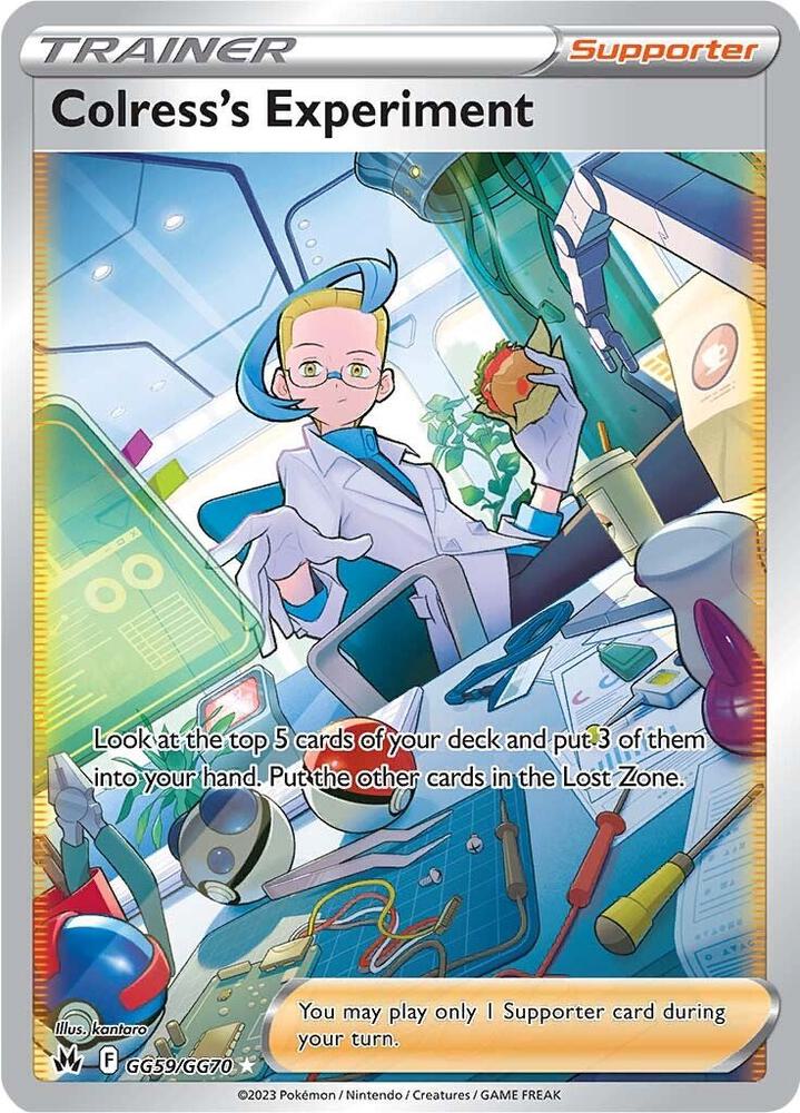 Colress's Experiment GG59/GG70 (Crown Zenith: Galarian Gallery)  - Holofoil
