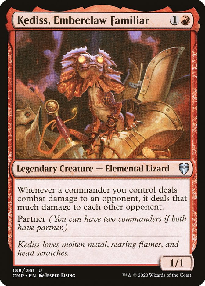 Kediss, Emberclaw Familiar 188 (Commander Legends) 