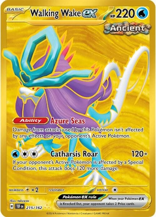 Walking Wake ex 215/162 (SV05: Temporal Forces)  - Holofoil