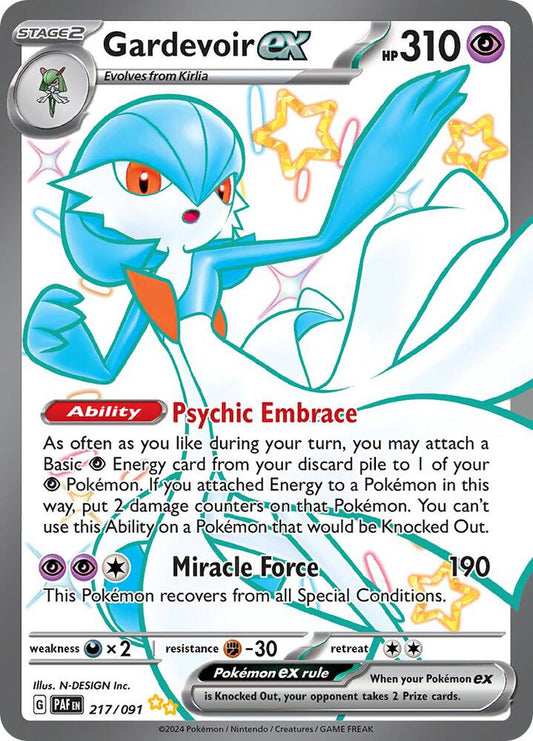 Gardevoir ex 217/091 (SV: Paldean Fates)  - Holofoil