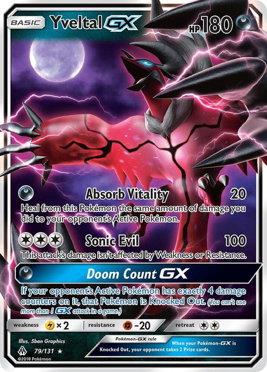 Yveltal GX 79/131 (SM - Forbidden Light)  - Holofoil