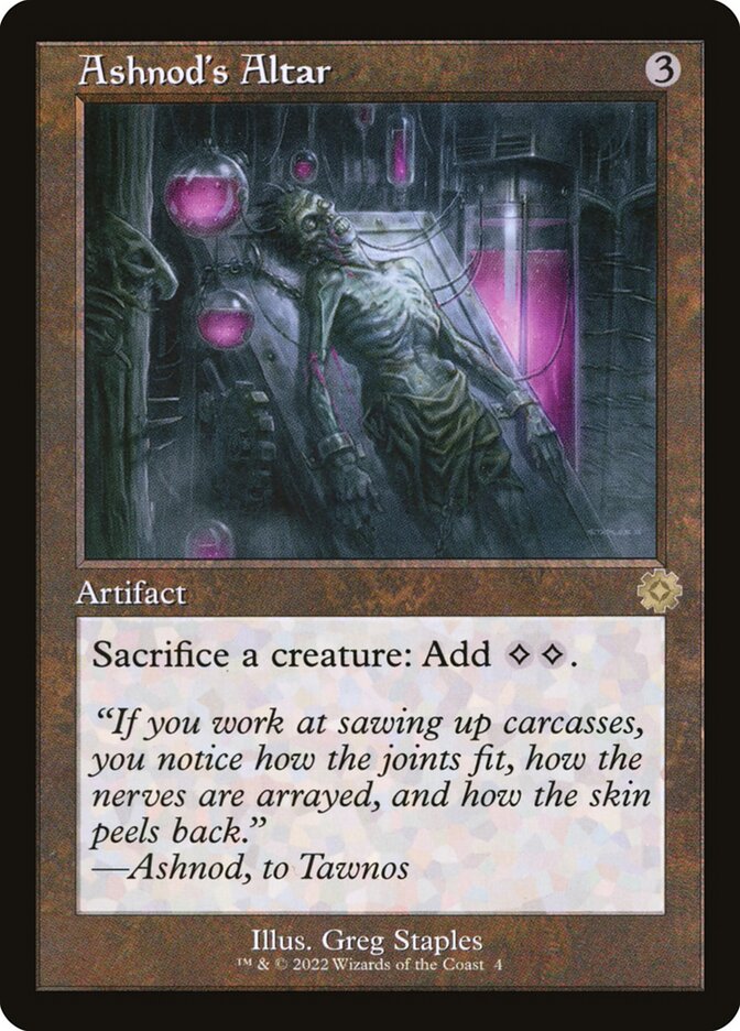 Ashnods Altar 4 (The Brothers' War: Retro Frame Artifacts) 