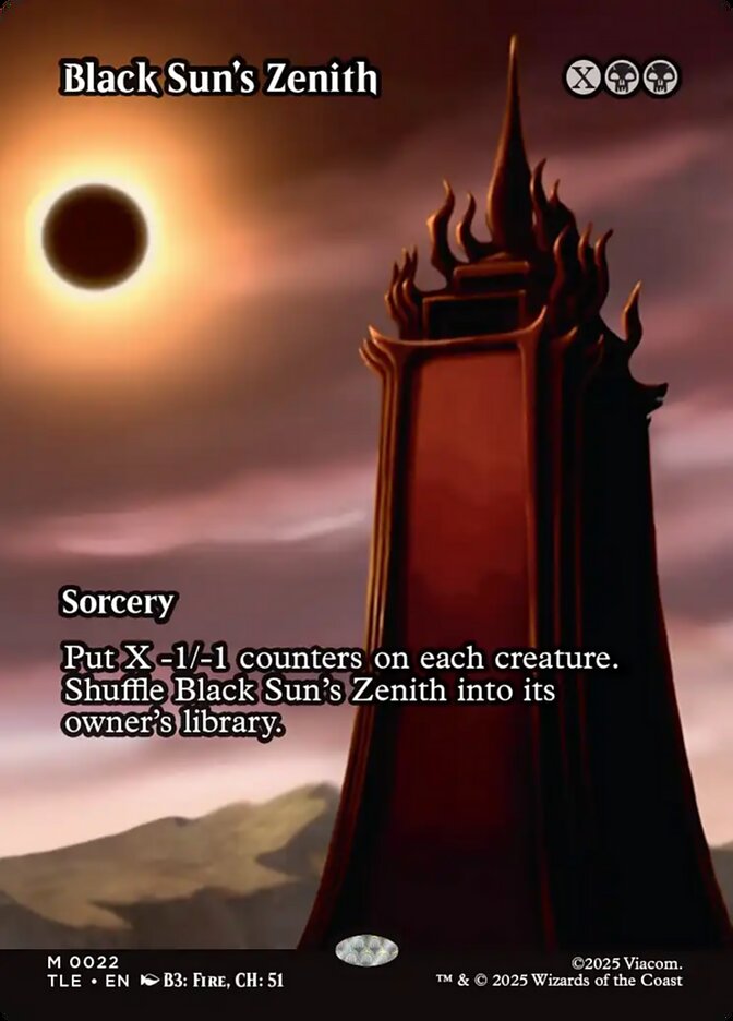 Black Sun's Zenith 22/317 (Avatar: The Last Airbender: Eternal-Legal)  - Borderless