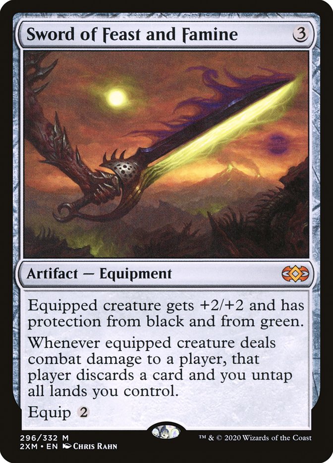 Sword of Feast and Famine 296/332 (Double Masters) 