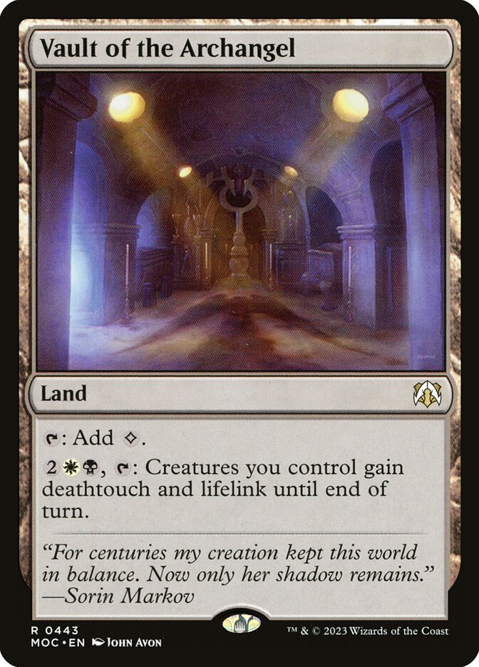 Vault of the Archangel 443 (Commander: March of the Machine) 
