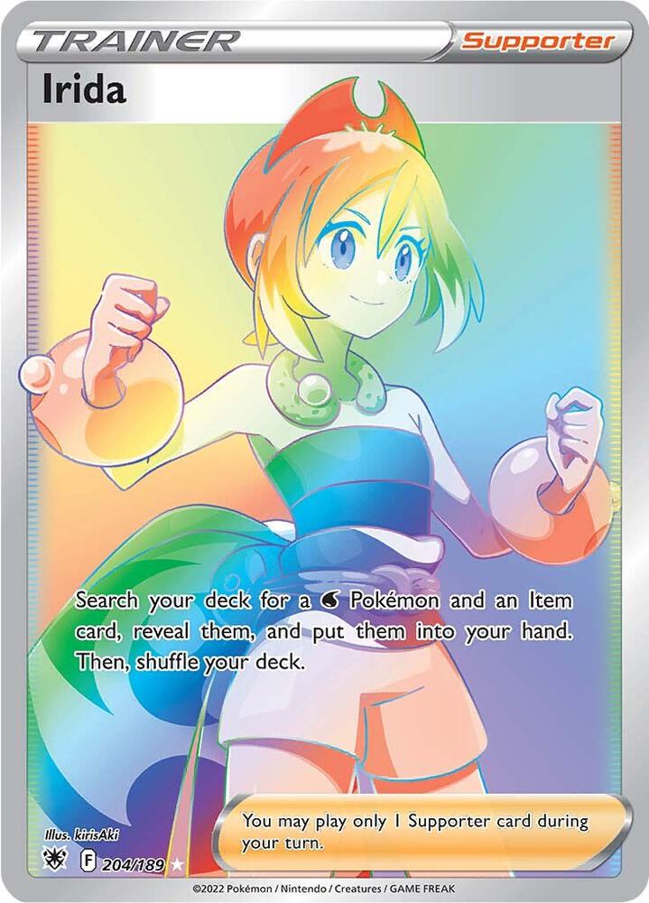 Irida Secret 204/189 (SWSH10: Astral Radiance)  - Holofoil