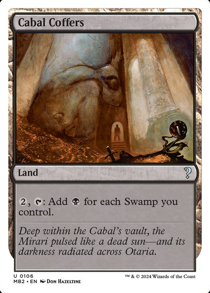 Cabal Coffers 106 (Mystery Booster 2) 