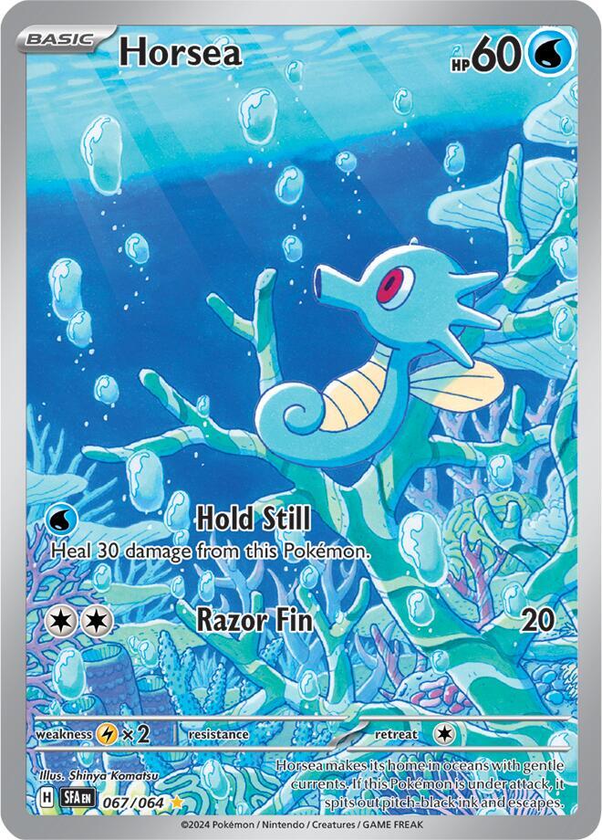 Horsea 067/064 (SV: Shrouded Fable)  - Holofoil