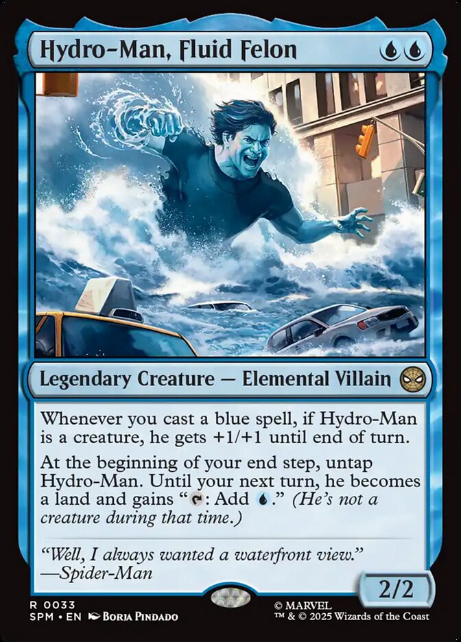 Hydro-Man, Fluid Felon 33 (Marvel's Spider-Man)  - Foil