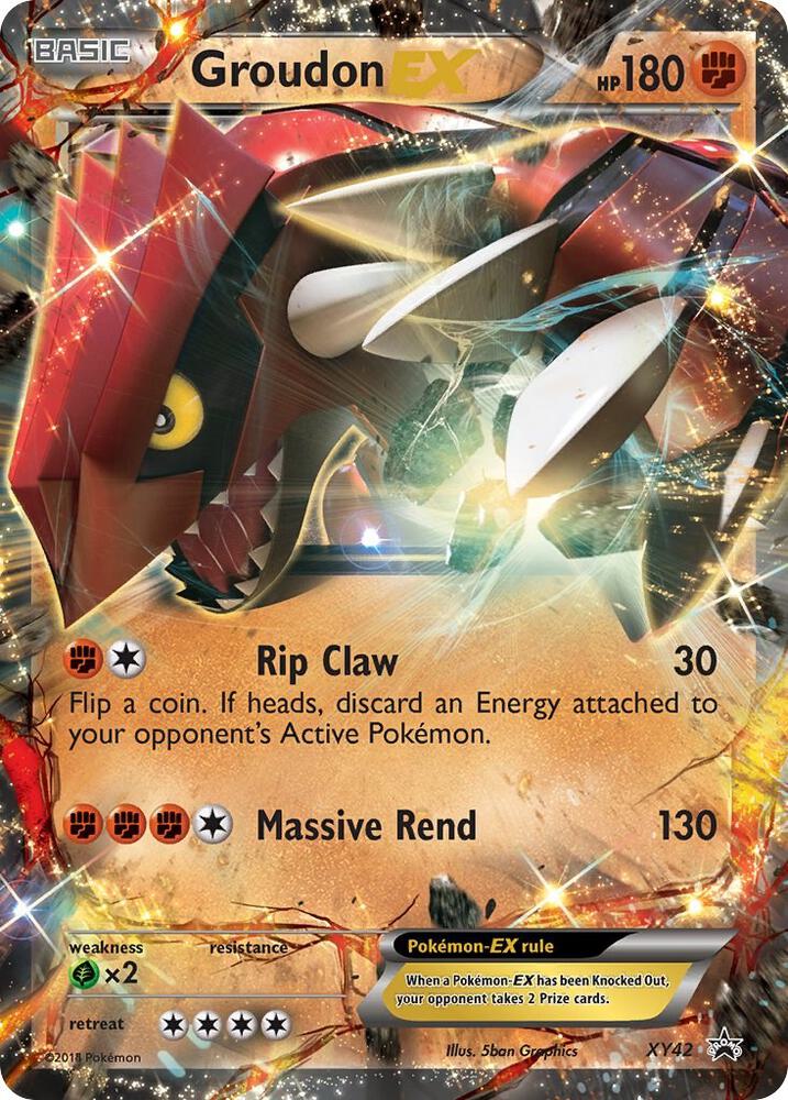 Groudon EX XY42 (XY Promos)  - Holofoil