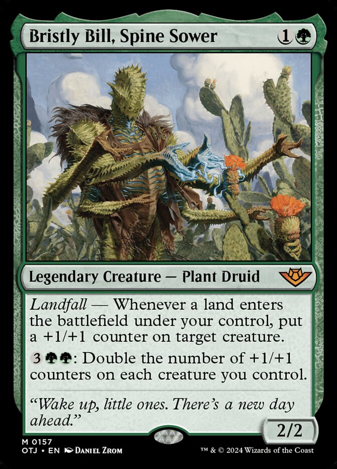Bristly Bill, Spine Sower 157/286 (Outlaws of Thunder Junction) 
