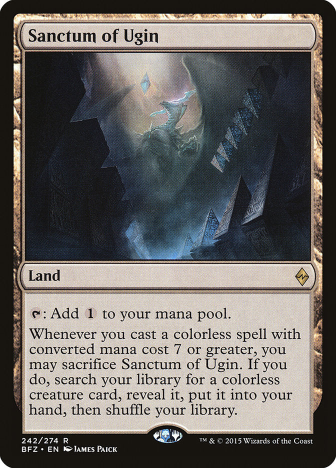 Sanctum of Ugin 242/274 (Battle for Zendikar)  - Foil