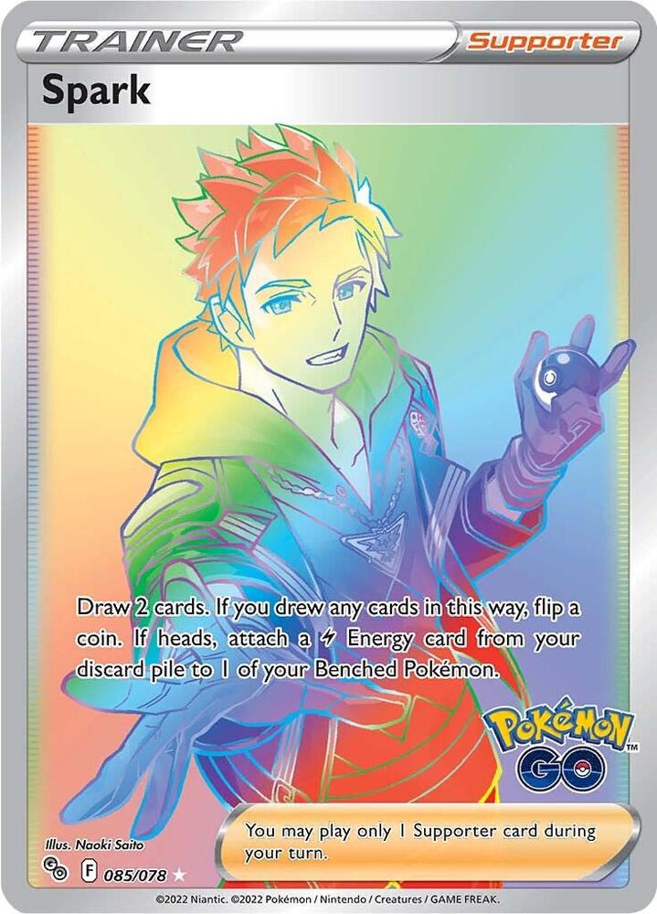 Spark Secret 085/078 (Pokemon GO)  - Holofoil