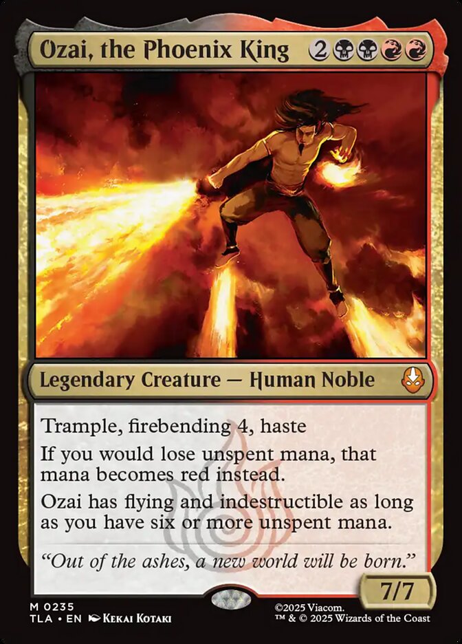 Ozai the Phoenix King 235 (Avatar: The Last Airbender)  - Foil