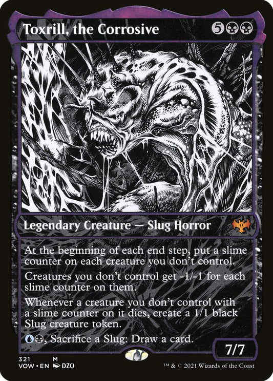 Toxrill, the Corrosive 321 (Innistrad: Crimson Vow)  - Foil