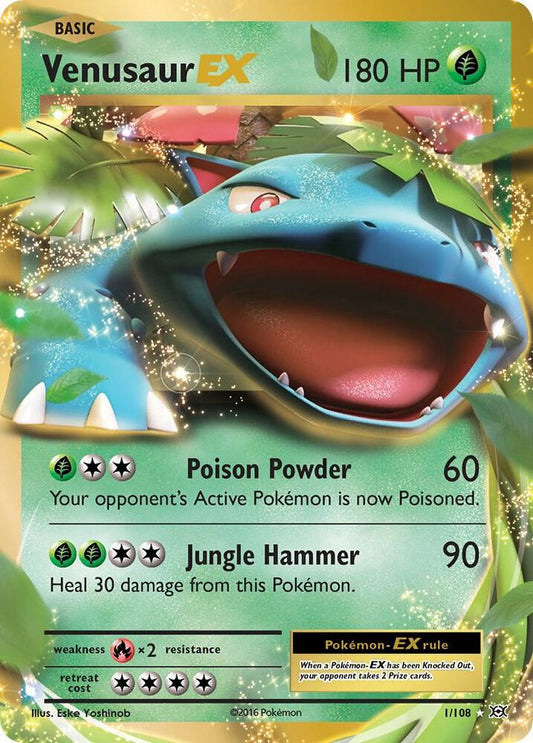 Venusaur EX 1/108 (XY - Evolutions)  - Holofoil