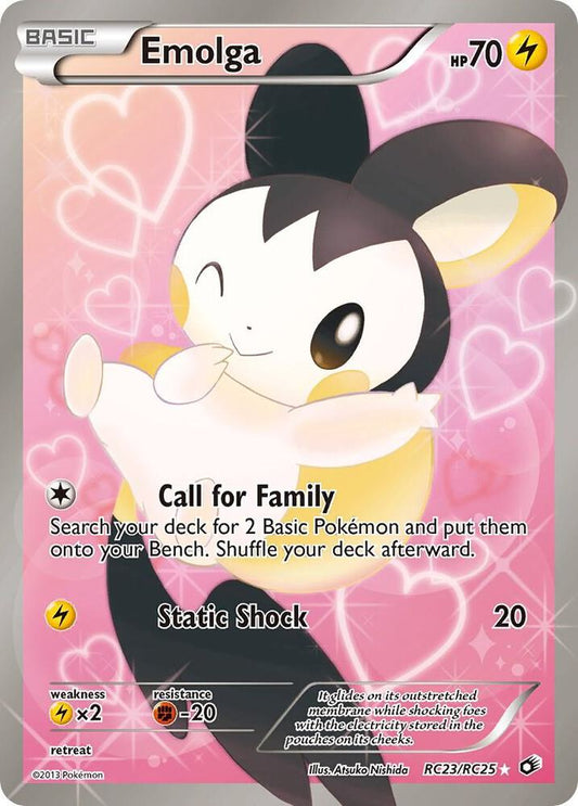 Emolga RC23/RC25 (Legendary Treasures: Radiant Collection)  - Holofoil