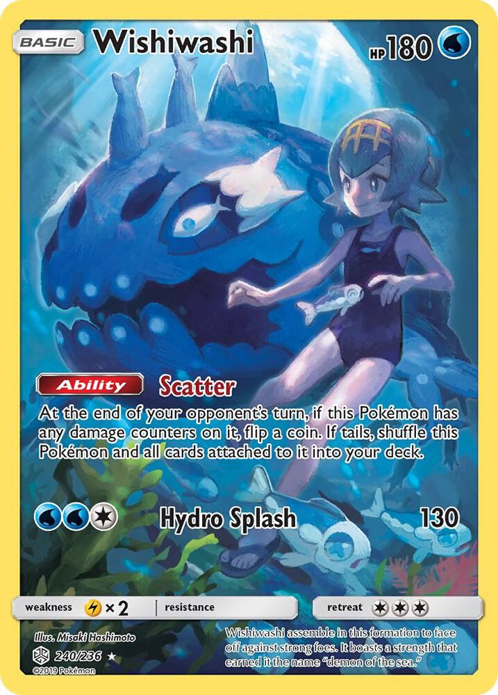 Wishiwashi Secret 240/236 (SM - Cosmic Eclipse)  - Holofoil