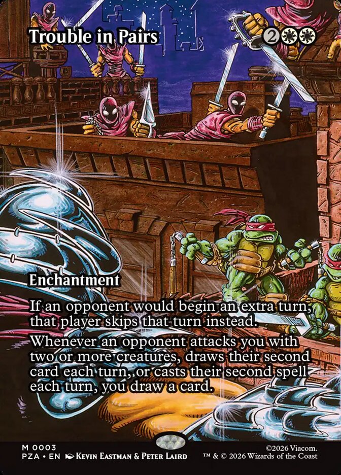 Trouble in Pairs 3/20 (Teenage Mutant Ninja Turtles Source Material)  - Borderless Foil
