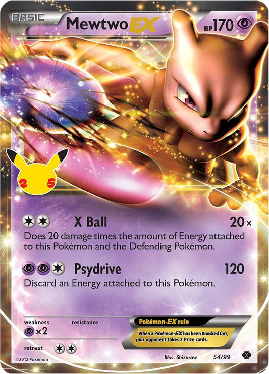 Mewtwo EX 54/99 (Celebrations: Classic Collection)  - Holofoil