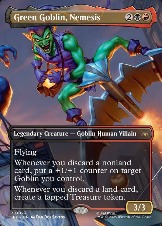 Green Goblin, Nemesis 23 (Marvel's Spider-Man: Eternal-Legal)  - Borderless Foil