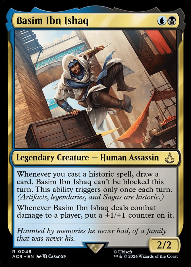 Basim Ibn Ishaq 49 (Universes Beyond: Assassin's Creed) 