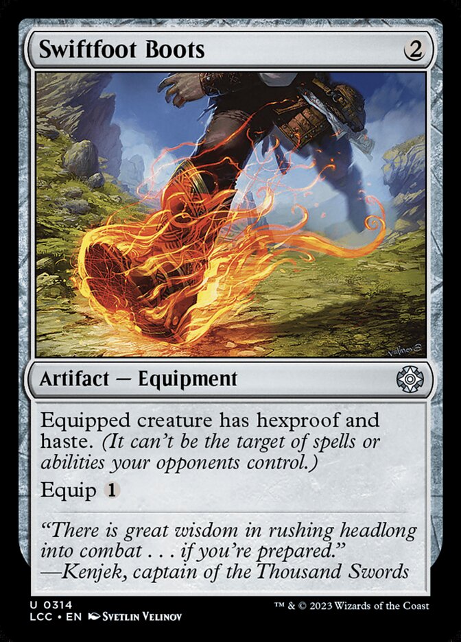 Swiftfoot Boots 314/370 (Commander: The Lost Caverns of Ixalan) 