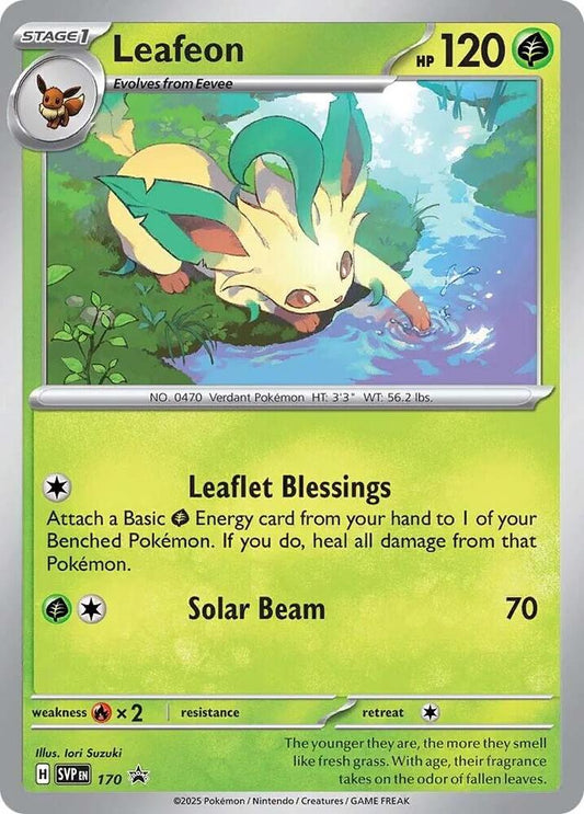 Leafeon 170 (SV: Scarlet & Violet Promo Cards)  - Cosmo Holofoil