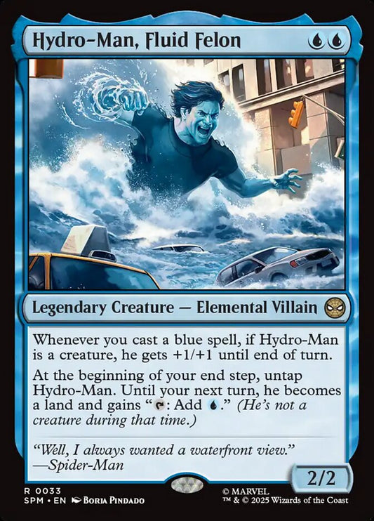 Hydro-Man, Fluid Felon 33 (Marvel's Spider-Man)  - Foil