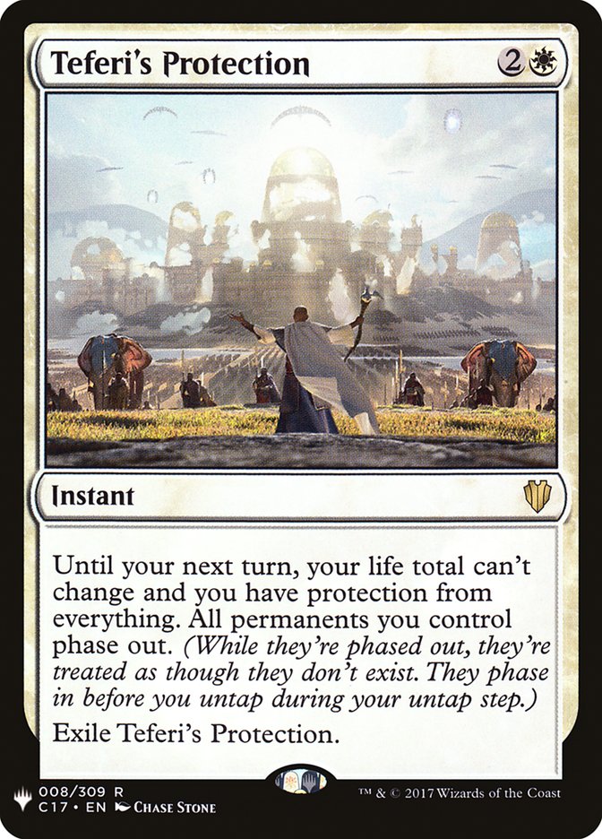 Teferi's Protection C17-8/5075 (The List Reprints) 