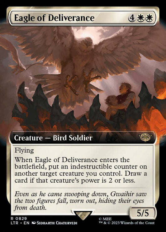 Eagle of Deliverance 829 (Universes Beyond: The Lord of the Rings: Tales of Middle-earth)  - Extended Art