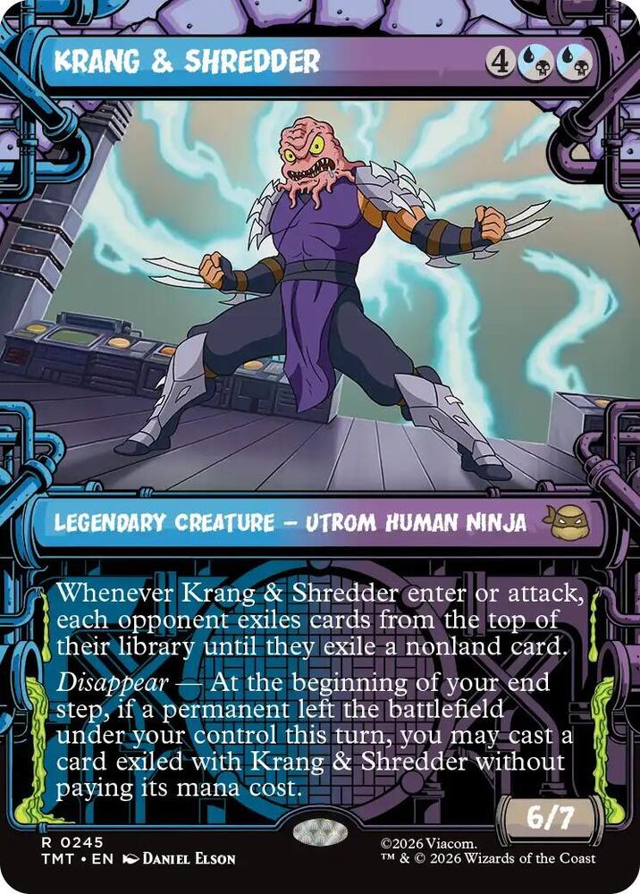Krang and Shredder Showcase 245 (Teenage Mutant Ninja Turtles)  - Showcase Foil