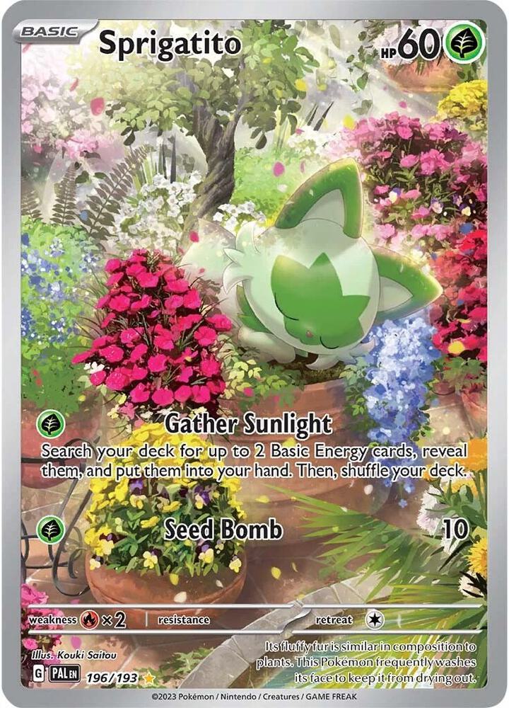 Sprigatito 196/193 (SV02: Paldea Evolved)  - Holofoil