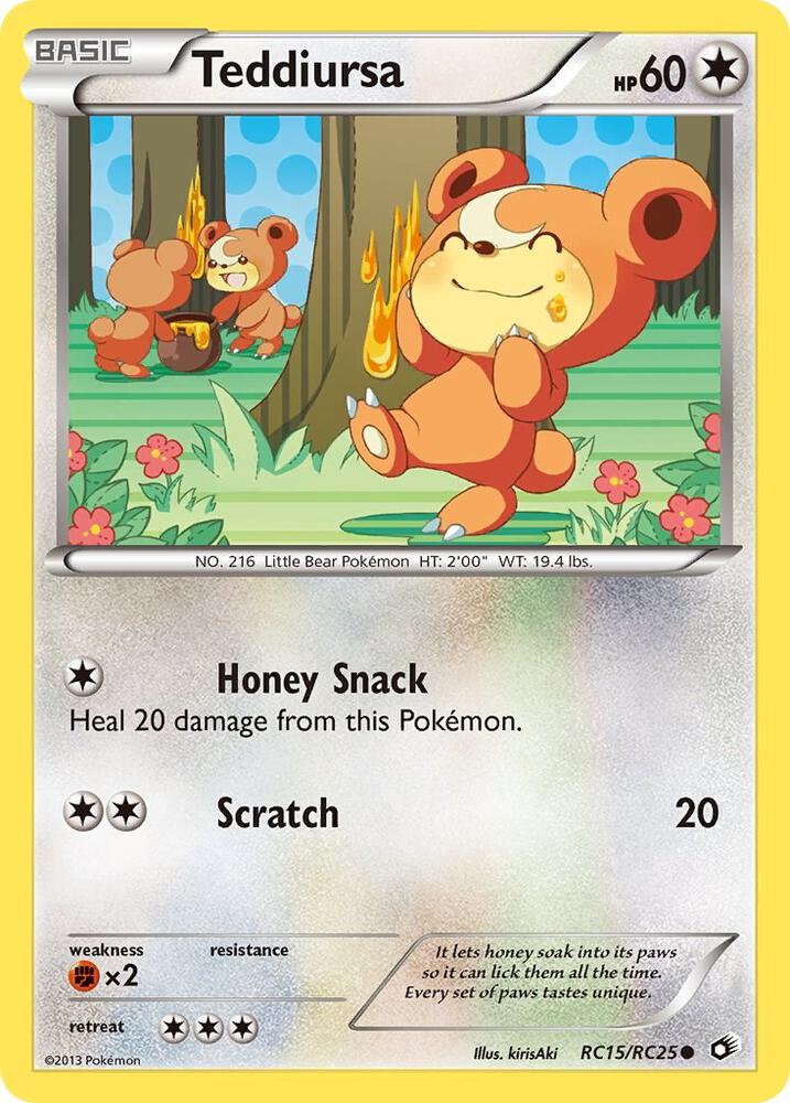 Teddiursa RC15/RC25 (Legendary Treasures: Radiant Collection)  - Holofoil