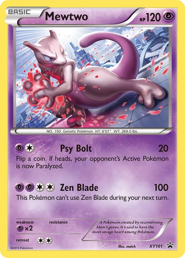 Mewtwo XY101 (XY Promos)  - Holofoil