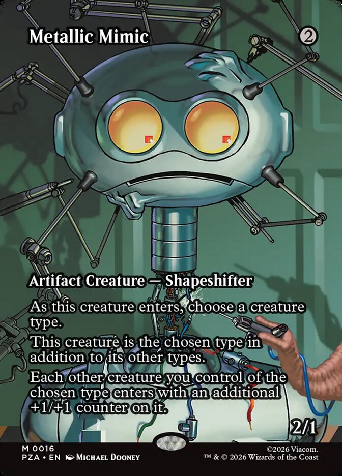 Metallic Mimic 16 (Teenage Mutant Ninja Turtles Source Material)  - Borderless Foil
