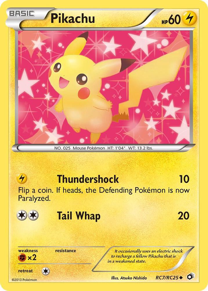 Pikachu RC7/RC25 (Legendary Treasures: Radiant Collection)  - Holofoil