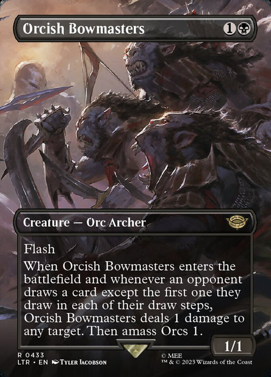 Orcish Bowmasters 433 (Universes Beyond: The Lord of the Rings: Tales of Middle-earth)  - Borderless