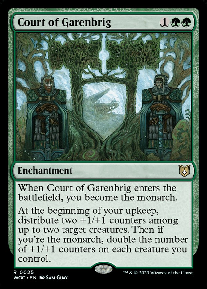 Court of Garenbrig 25 (Commander: Wilds of Eldraine) 